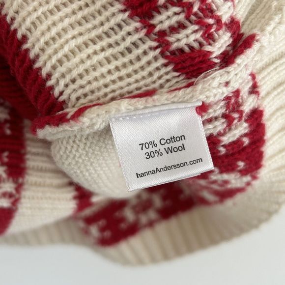 Hanna Andersson Dear Deer Sweater Dress Size US 2T 85 cm Holidays Christmas - Picture 5 of 6